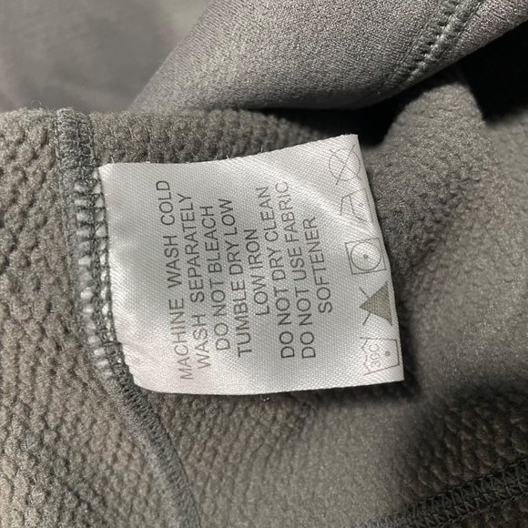 Simms Gray Men's Size XL 1/4 Zip Mock Neck Pullover Fishing Outdoor Jacket - Picture 6 of 7